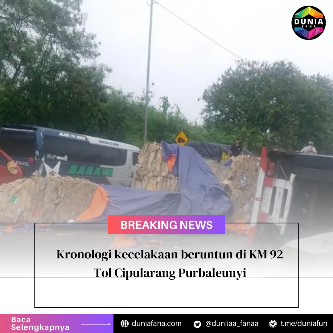 Kronologi kecelakaan beruntun Tol Cipularang Purbaleunyi